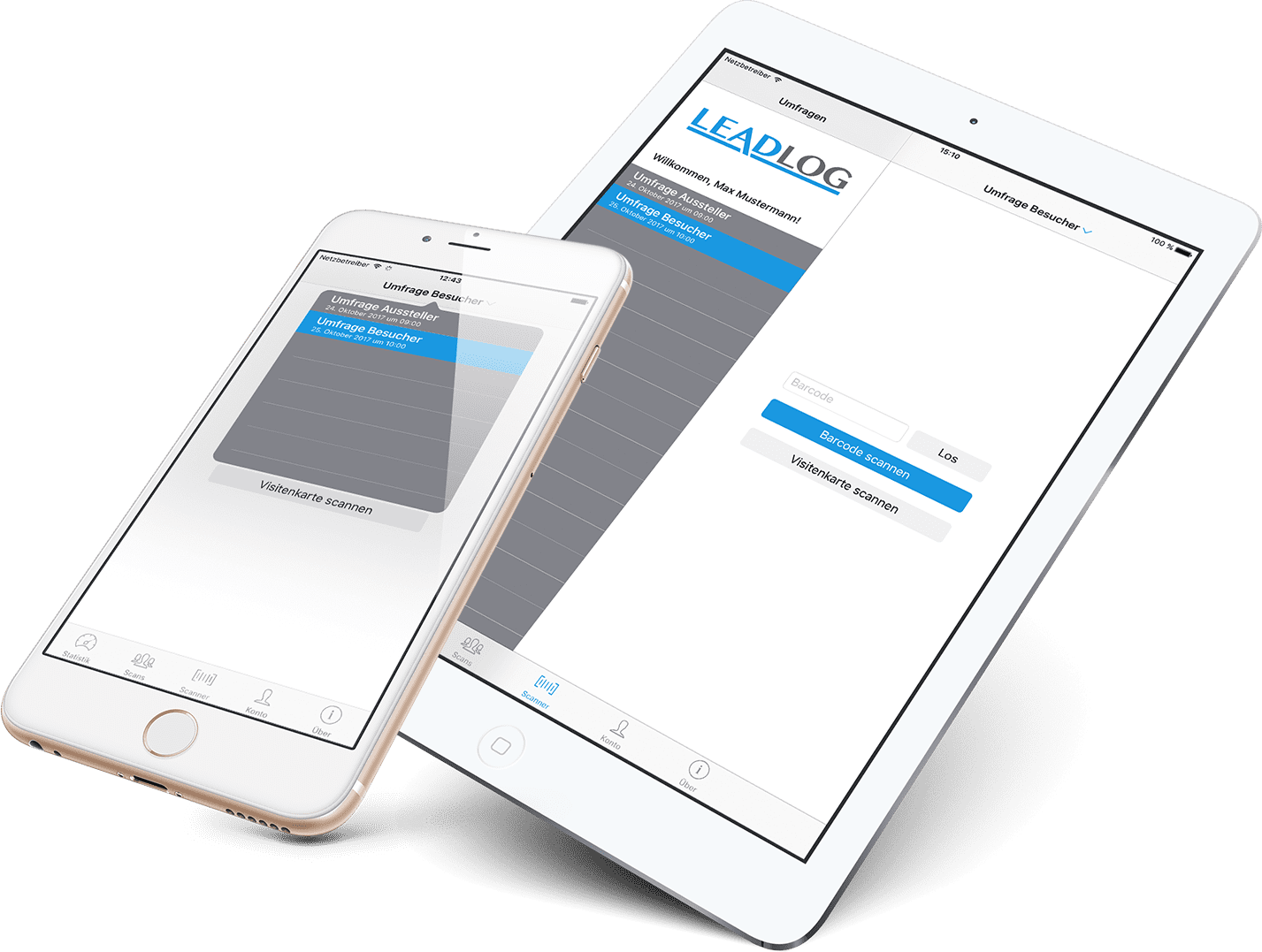 LeadLog auf iPhone und iPad